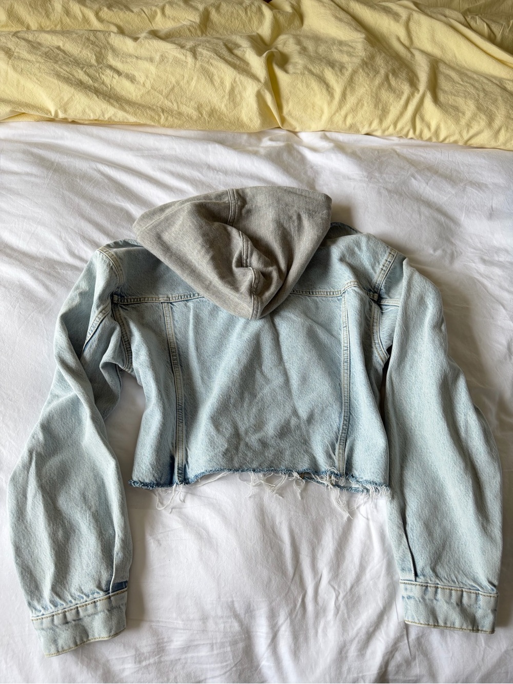Free People Cropped Denim Jacket - Picture 3 of 4